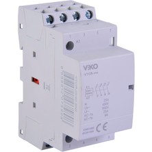 1001 Vtcr-25/40 Sessiz Kontaktör 25A 4no