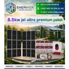 8.5kw Ultra Premium Jel Güneş Enerji Sistemi Paketi