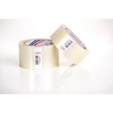 1001 Koli Bandı 45MM x 40M Şeffaf Yapışkanlı Hotmelt Kopan Bant Kral Bant Koli Bantları 1 Adet