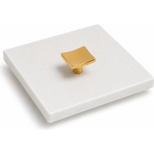 1001 Doğal Mermer Gider Kapağı Koku Önleyici 10X10 cm – Kare Mermer Gider Kapatıcı, Banyo Duş Gi
