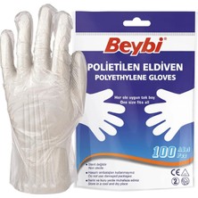 1001 Pet (Polietilen) Eldiven - 100'LÜK Poşet - 5'li Paket