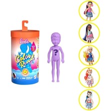Barbie Color Reveal Renk Değiştiren Sürpriz Chelsea Bebekler 6 Sürpriz S2, MATE-GTP52-E1092