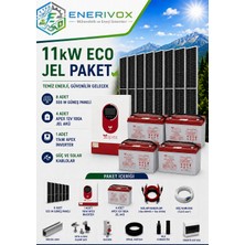 11KW Eco Jel Güneş Enerji Sistemi Paketi