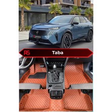 Peugeot E-3008 Taba Renk 8d Diamond Premium Havuzlu Deri Oto Paspas