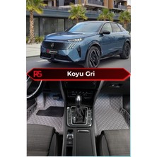Peugeot E-3008 Koyu Gri 8d Diamond Premium Deri Oto Paspas