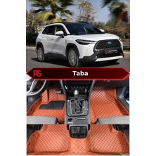 Toyota Corolla Cross Hybrid Taba Renk 8d Diamond Premium Havuzlu Deri Oto Paspas