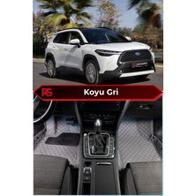 Toyota Corolla Cross Hybrid Koyu Gri 8d Diamond Premium Deri Oto Paspas