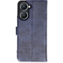 Techora Sale Mey Ithalat®  Vivo Y18 Kılıf Trend S Plus Kapaklı Kılıf - Lacivert