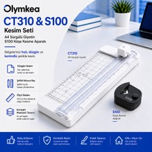 Olymkea CT310 Kağıt Kesme Makinesi + S100 Köşe Kesici Seti