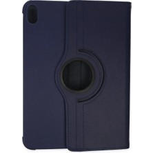 Techora Sale Mey Ithalat®   iPad 2025 10.9 10.nesil (A16) Kılıf 360 Tablet Deri Kılıf - Lacivert