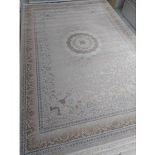 Modamax Tugra Halı Sılver Viskon ve Akrilik Iplik Karışımı 200X290(6M2) Makina Dokuması Halı