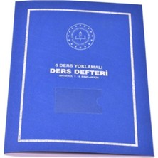 Gülpaş Ders Defteri 6 Ders Yoklamalı Plastik Kapak Farklı Renkler - 4 Adet