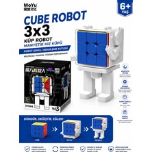 Hediyecik Moyu Meilong 3x3 Robot Küp Zeka Küpü Akıl Küpü Rübik Küp Speed Cube