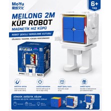 Hediyecik Moyu Meilong 2x2 Manyetik Mıknatıslı Robot Küp Zeka Küpü Akıl Küpü Rübik Küp