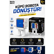 Hediyecik Moyu Meilong 2x2 Robot Stickerless Zeka Küpü Akıl Küpü Rübik Küp
