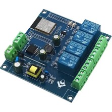Emay Center ESP32 Wi-Fi ve Bluetooth Destekli 4 Kanal Röle Kartı Ac 220V Dc 5-30V