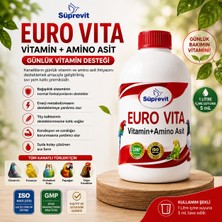 Süprevit Euro Vita 500 ml - Vitamin + Amino Asit Bağışıklk Güçlendirci Tüm Kanatlı Hayvanlar Için