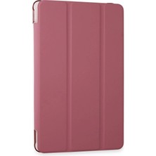 Marsilyan™- Samsung Galaxy X610 Tab S9 Fe Plus 12.4 Kılıf Tablet Smart Kılıf - Pembe