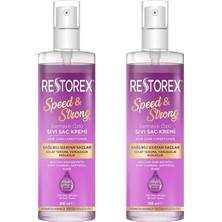 Restorex Sağlıklı Uzama Etkili Işıltılı Bakım Sıvı Saç Kremi 200 ml 2 Adet