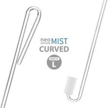 Aquario Co2 Diffuser Mist Curved L (White)