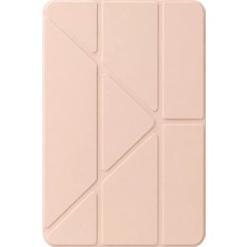 Sylar iPad 2025 10.9 10.nesil (A16) Mera Kalemlikli Tablet Kılıfı - Pembe