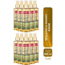 Bioblas Botanic Oils Argan Yağlı Sıvı Saç Kremi 200 ml Onarıcı Bakım Kremi 10X200 ml