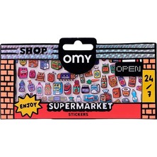 Omy Sticker Butiği - Süpermarket Dekorasyonu 04