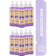 Restorex Dolgunlaştırıcı Sıvı Saç Kremi Kolajen & Biotin 200 ml 10 Adet