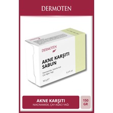 Dermoten Akne Karşıtı Sabun 150 gr Çay Ağacı Kokusuyla Akneye Eğilimli Ciltler için Etkili Temizlik