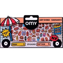 Omy Sticker Butik - Hot Dog Dükkanı Dekorasyonu 05