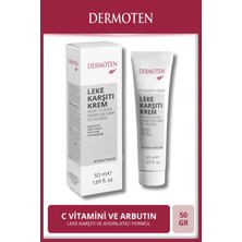 Dermoten Leke Karşıtı Krem 50 ml – Alpha-Arbutinli, Tüm Cilt Tiplerine Uygun Aydınlatıcı ve Koyu Leke Azaltıcı