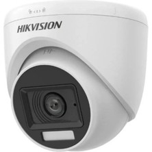 Hikvision DS-2CE76D0T-EXLPF 2.8mm Sabit Lens 2mp Smart Hibrit Işık Dome Ahd Kamera
