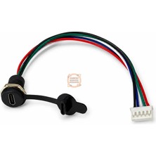 Meon Robotik Otomasyon IC-266T-2 Pano Tip Type-C Şase Dişi 5p - Şarj + Data