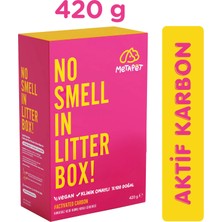 Metapet Aktif Karbon Kedi Kumu Koku Giderici, Kokusuz Akıllı Kedi Tuvaleti ve İdrar Kokusu Önleyici - 420gr