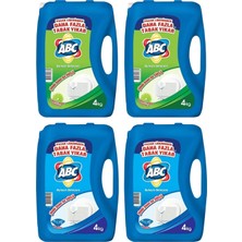 Abc Bulaşık Deterjanı Power ve Misket Limon 4 Lt 4 Lü Karma Paket