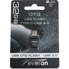 Pmr  Poco X5 5g Ile Uyumlu 32 GB Type-C ve USB 3.0 Çift Taraflı Metal Otg Flash Bellek