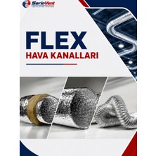 Flexiva Q102 Izoleli Esnek Hava Kanalı – Flexible Havalandırma Borusu – Hava Transfer ve Tahliye Kanalı