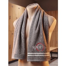 Sevim %100 Pamuk Spor Havlusu 30X100 cm – Gramajlı, Uzun Spor Havlusu, Fitness, Pilates, Antrenman ve Gym Havlusu - Siyah