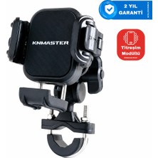 KNMASTER TT-870 Titreşim Önleyicili Motosiklet Telefon Tutucu