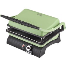 Feris Premium Döküm Tost Makinesi Emaye Kaplamalı Pastel Yeşil
