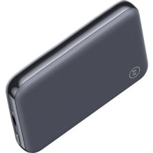 Mcdodo MC-2431 Metaair Qi2.2 25W 10000MAH 35W Ultra Ince Metal Manyetik Kablosuz Powerbank Siyah