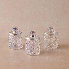 Karaca Robby Lüsterli 3'lü Petek Desen Baharat Takımı/Şekerlik 350 ml