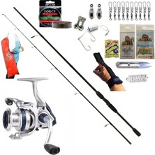 Okuma Aria 4000 Remixon Double Black 270cm 20-40gr Kıyı Spin Olta Takımı Seti