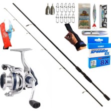Okuma Aria 4000 Remixon Double Black 270cm 20-40gr Spin Olta Takımı Seti