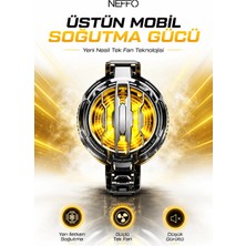 Neffo CX07 Manyetik-Arka-Klips Cep Telefon Soğutma Fanı Radyatör Soğutucu