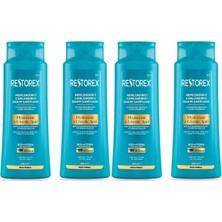 Restorex Hydra Nemlendirici Canlandırıcı Bakım Şampuanı 4X500 ml - Hyaluronik Asit, Glikoik Asit