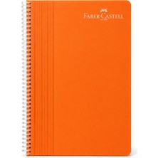 1001 1 Adet Pp Kapak Spiralli B5 Boy Defter 80 Yaprak Çizgili Turuncu