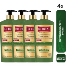 Bioblas Onarıcı Bakım Saç Dökülmesine Karşı Phytokeratin Şampuan 1000 ml Keratin Bakım 4 Adet