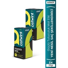 Ostwint Pudra Wax Şekillendirici Mat Saç Pudrası 20 ml x 2 Adet Güçlü Tutuculuk Etkisiyle