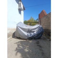 Motosiklet Brandası Gri Renk, Su Itici, Premium Kalite